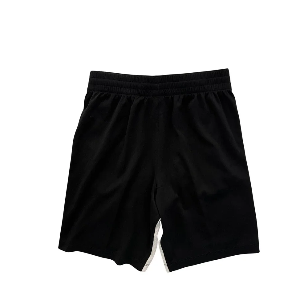 Nike Dri-FIT Boys Black Athletic Basketball Shorts Size Large L Mesh Swoosh